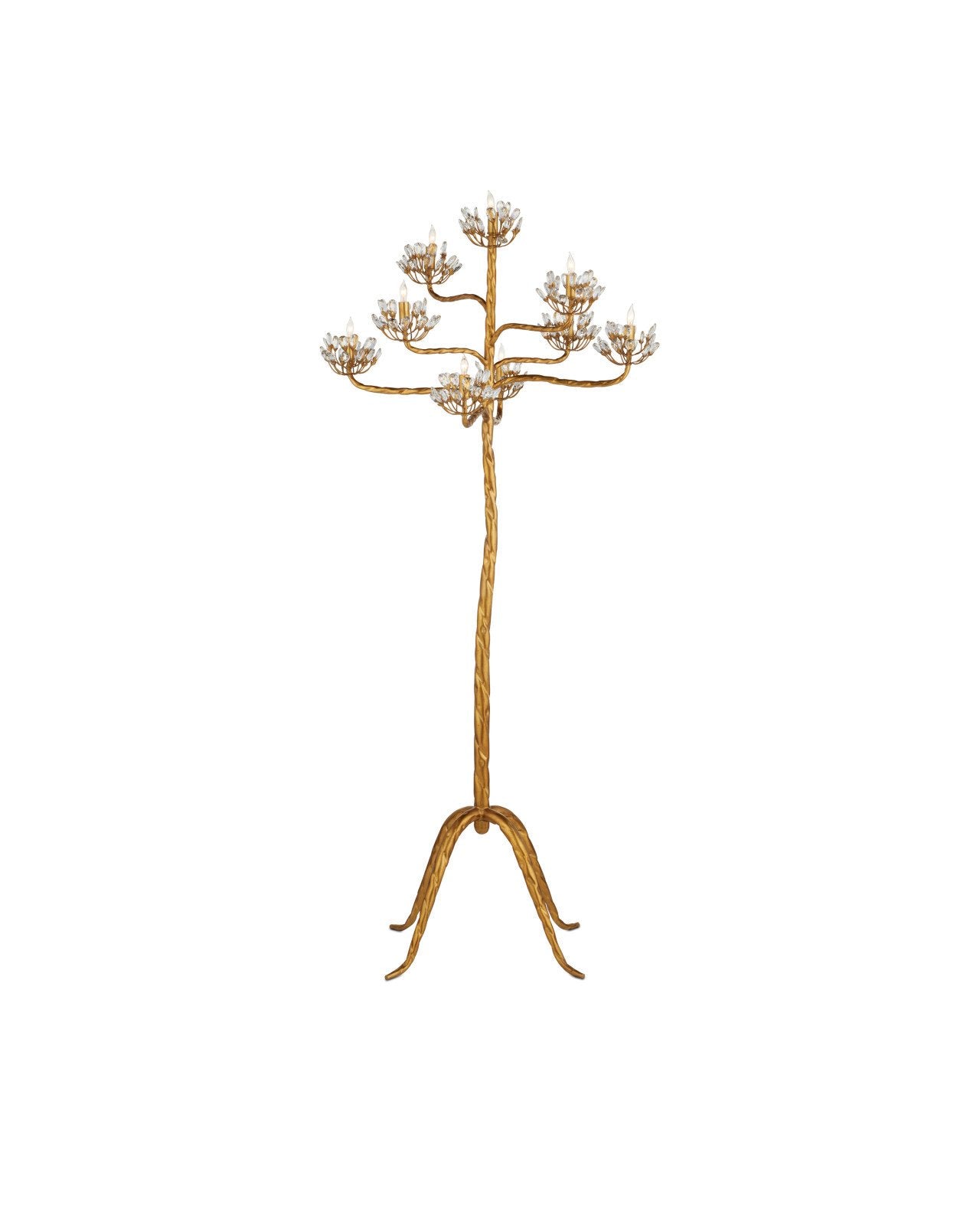 Agave Americana Gold Floor Lamp